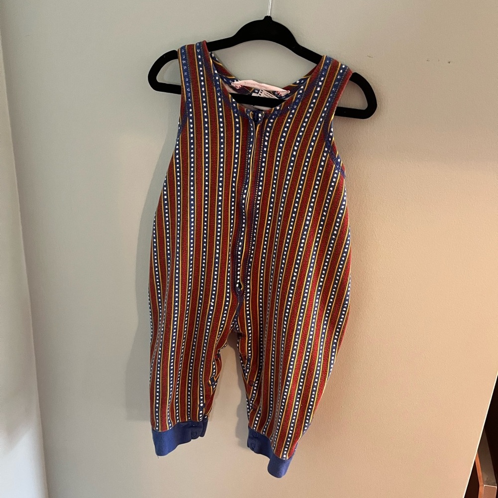 Vintage 90s Hanna Andersson Multicolor Romper